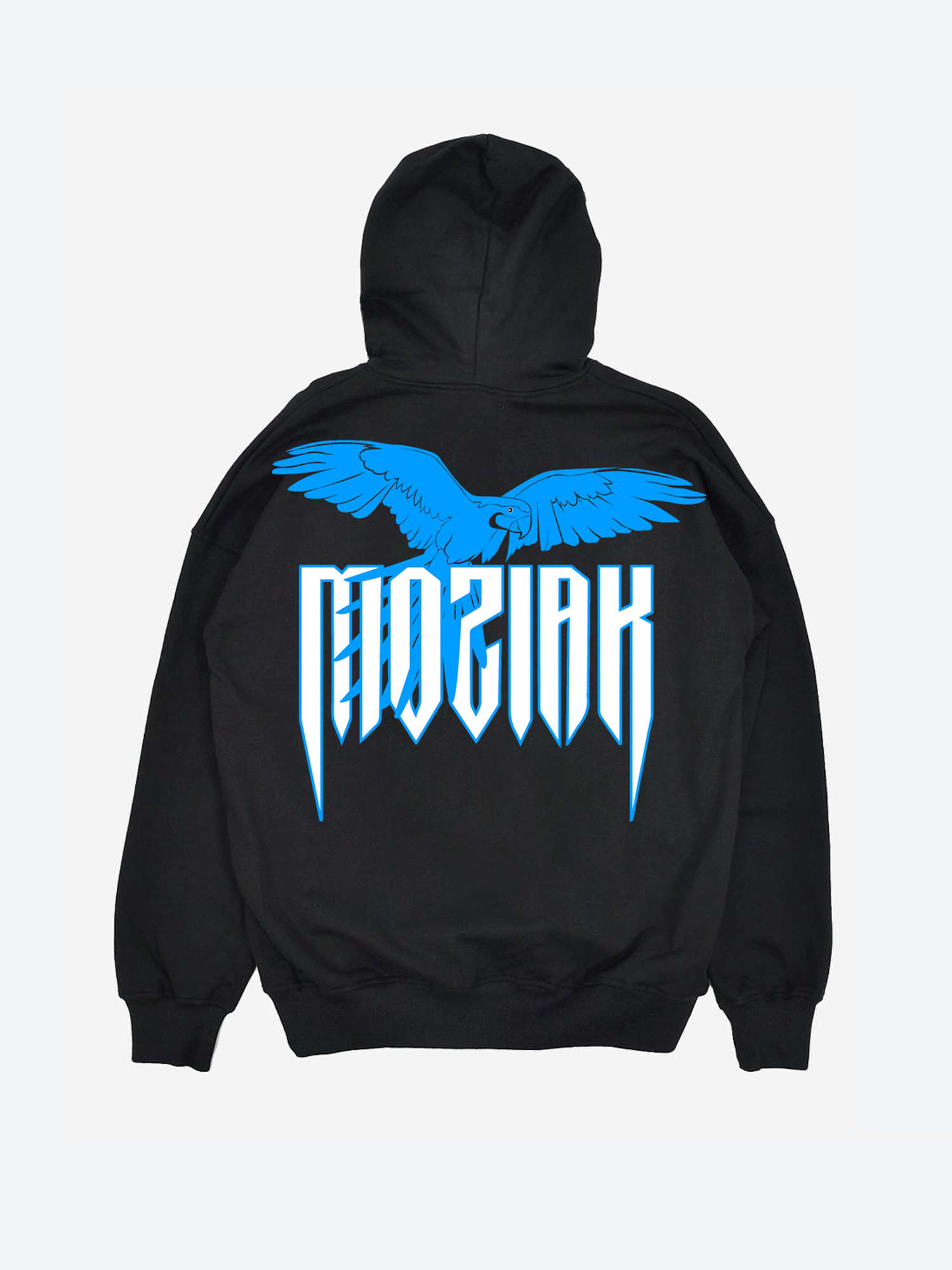 Macaw Hoodie - Blue - Moziak