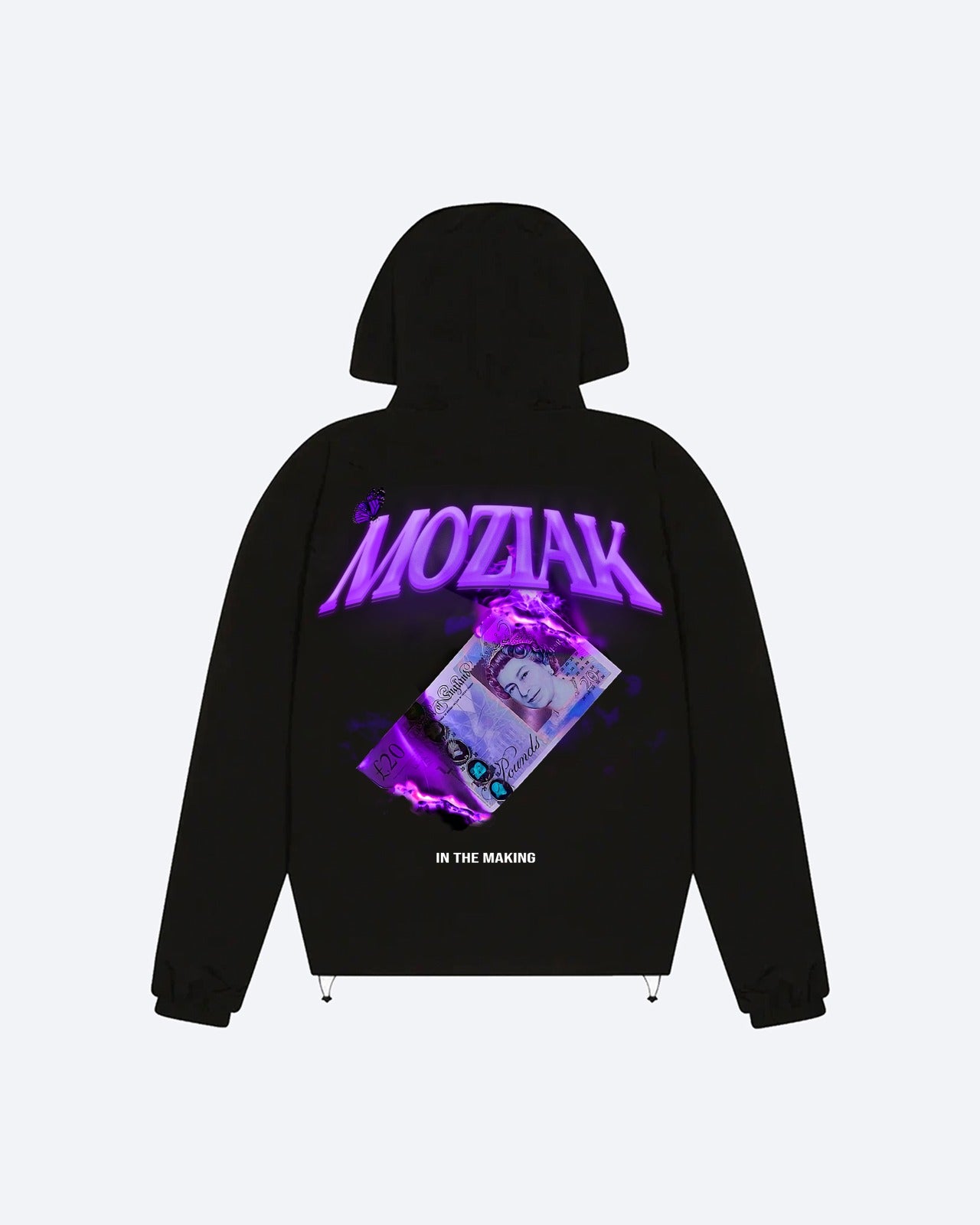 Note Windbreaker Jacket - Purple