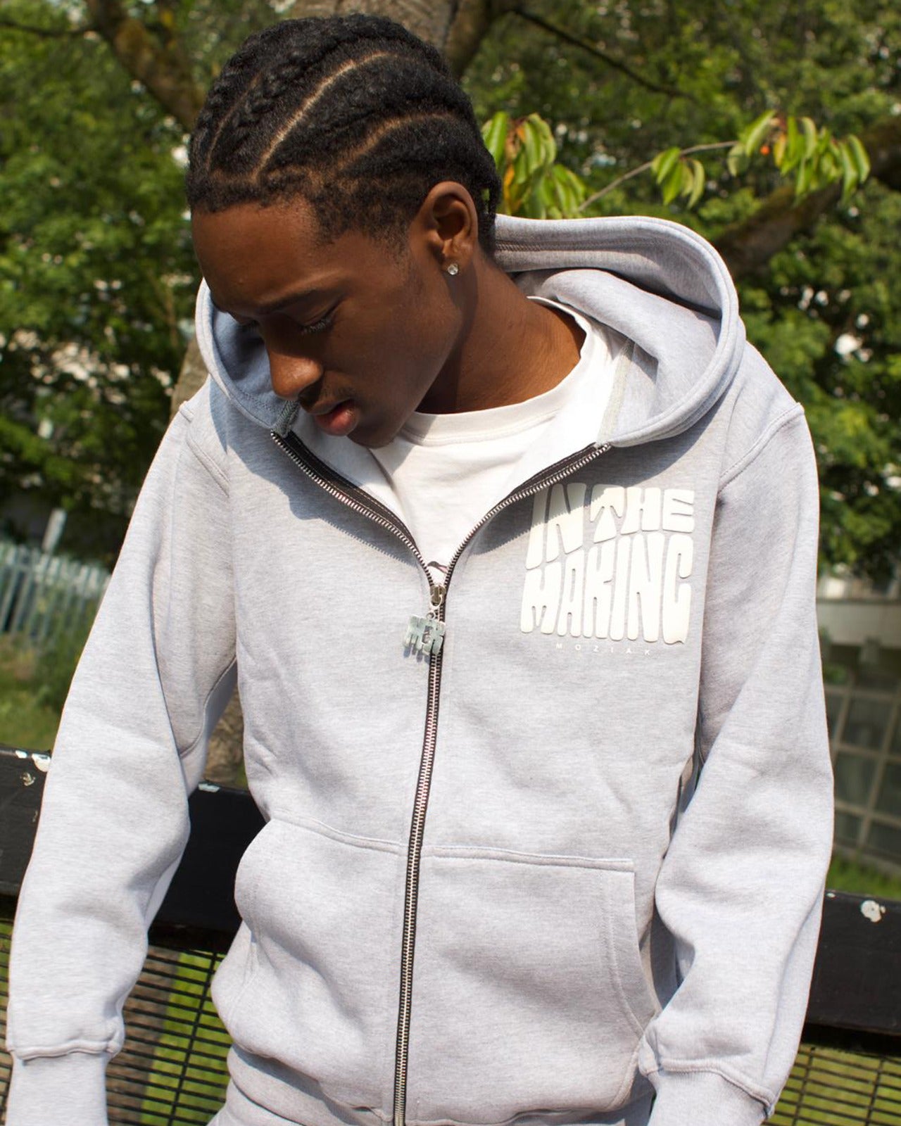 ITM ZIP-UP TRACKSUIT - GREY