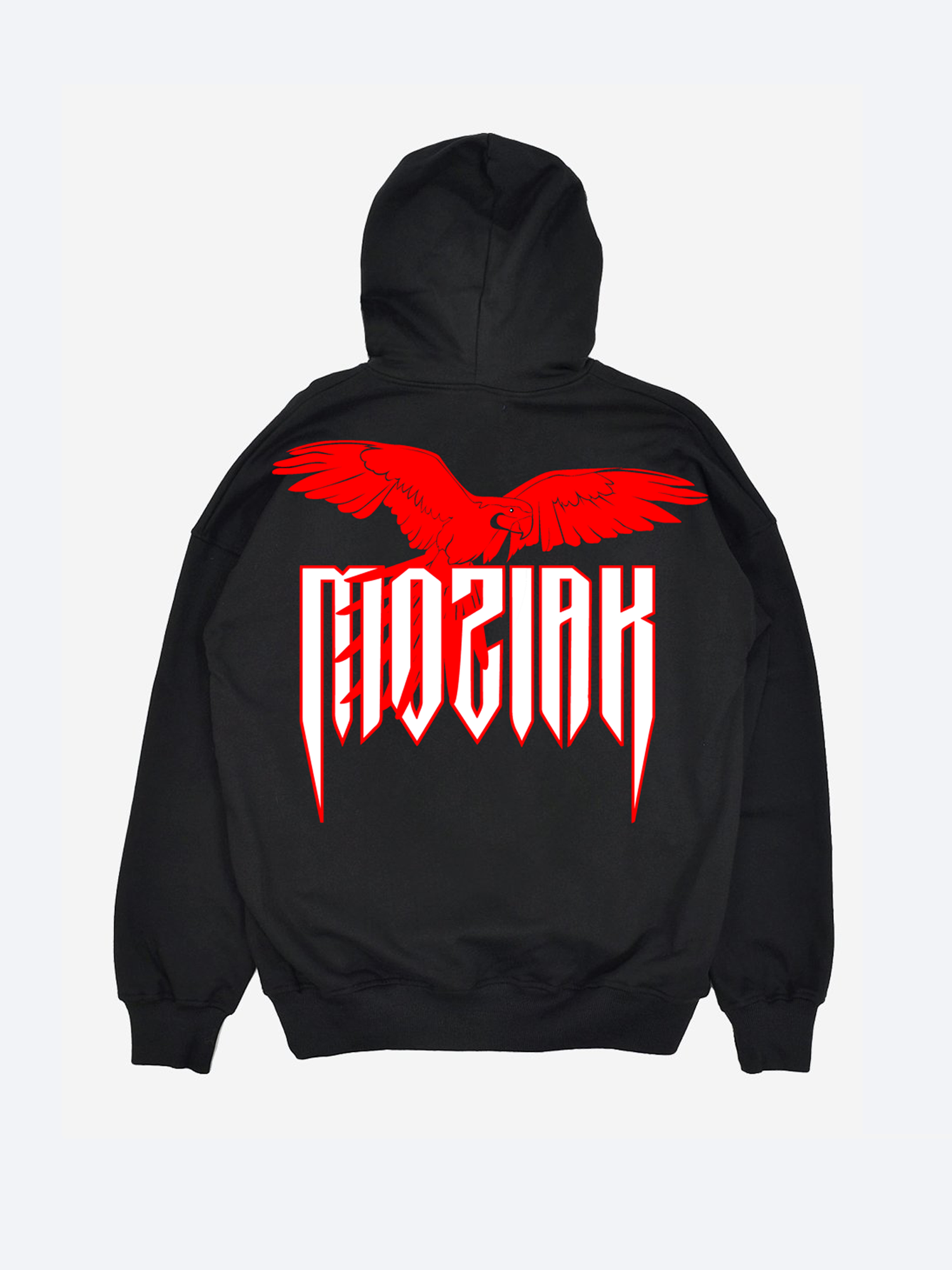 Macaw Hoodie - Red - Moziak