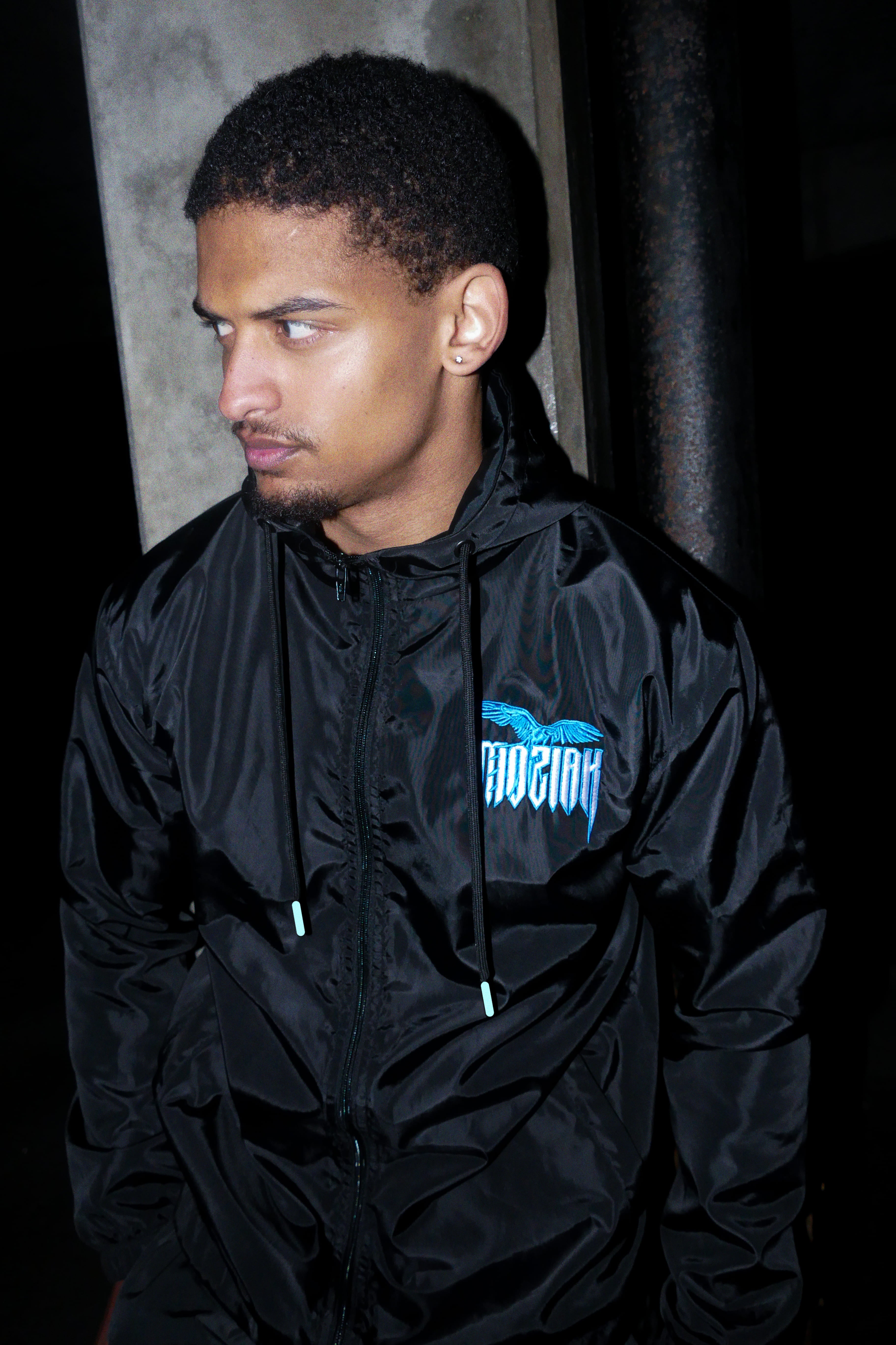 Macaw Windbreaker Jacket - Blue