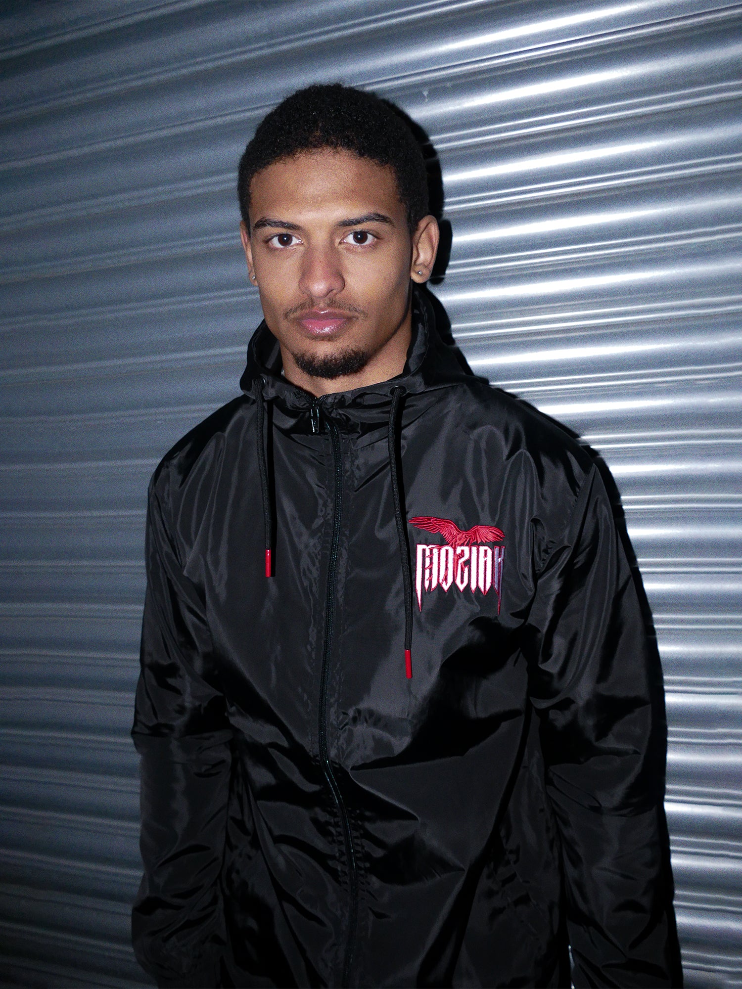 Macaw Windbreaker Jacket - Red