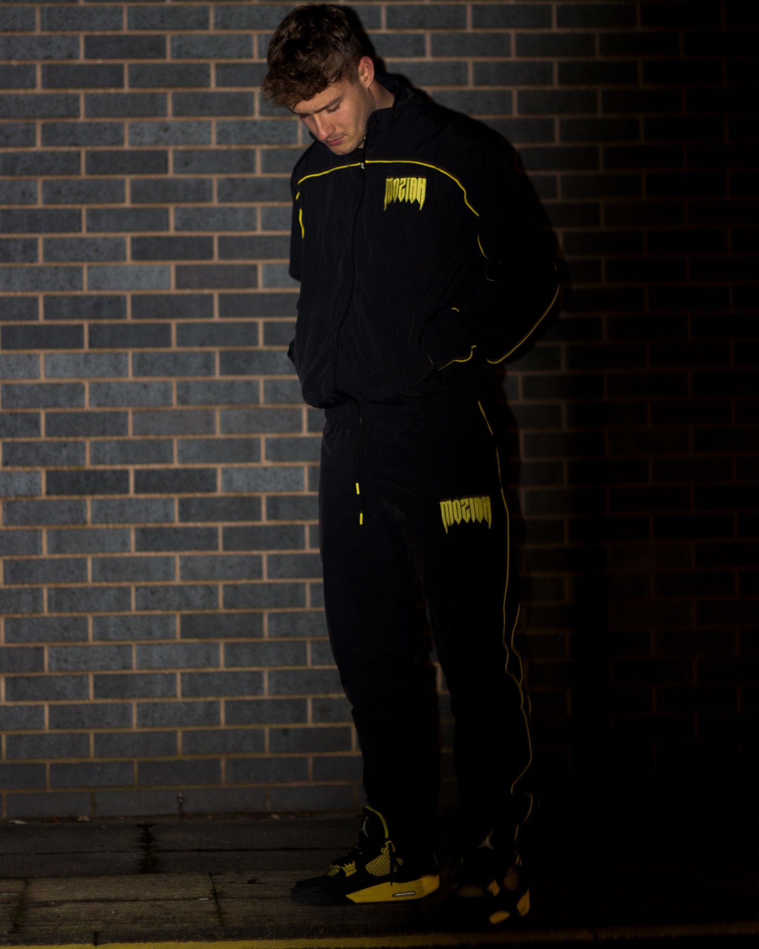 Shell Suit - Black & Yellow